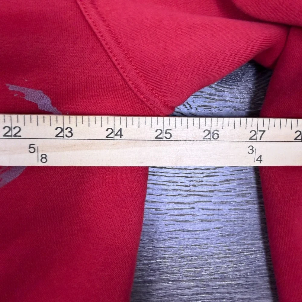 Jordan Mens L Retro 5 Vintage Red Hoodie 